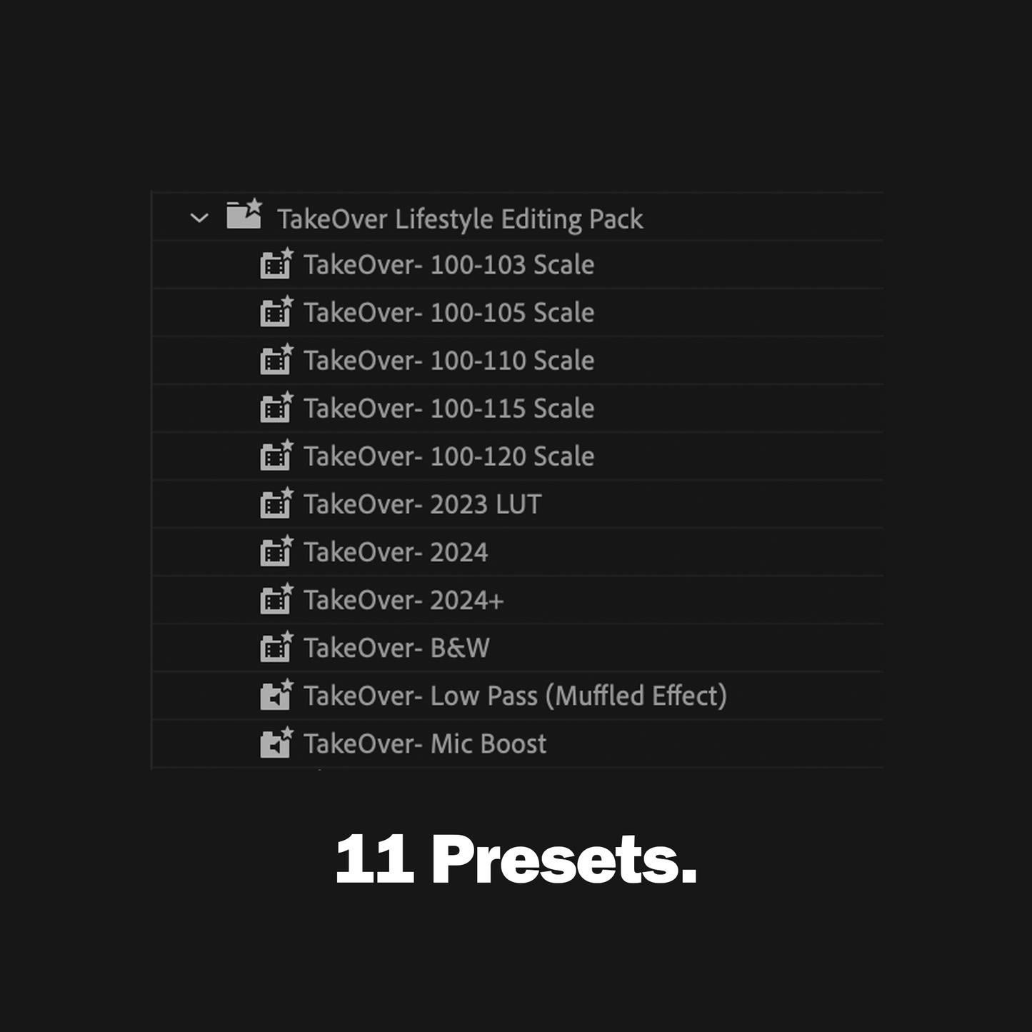 The LIFESTYLE Preset Pack (Premiere Pro)