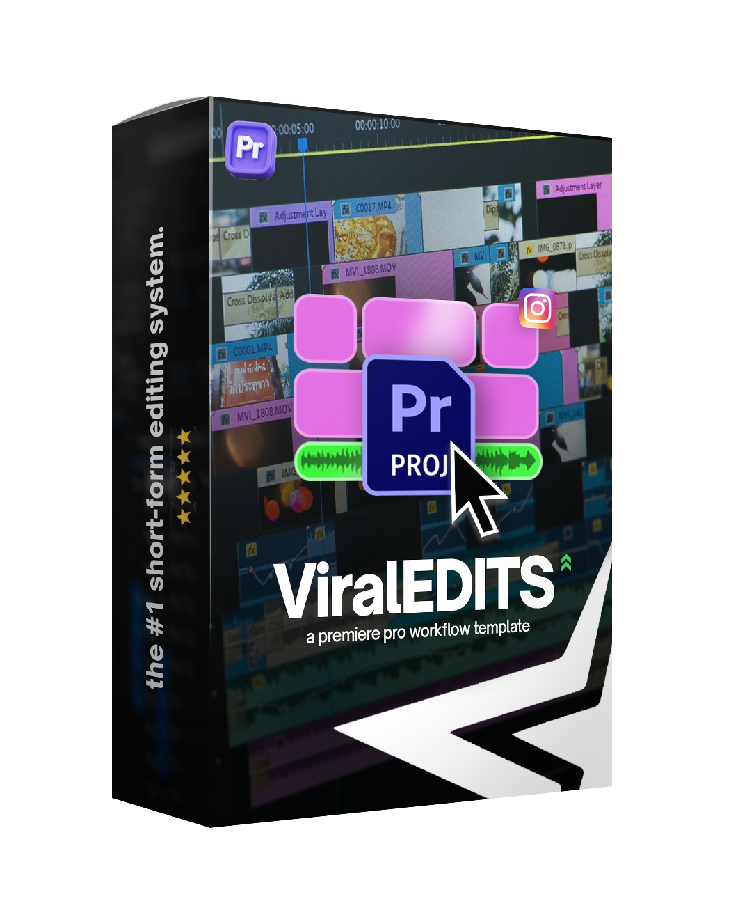 ViralEDITS- #1 Short-form Editing Template for Premiere Pro
