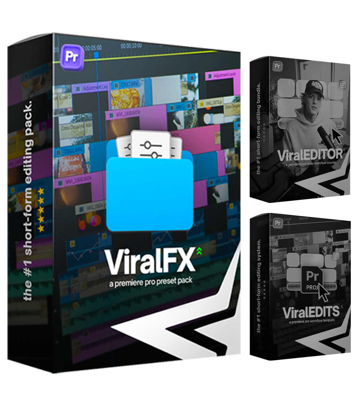 ViralFX- 80+ Short-form Editing Presets for Premiere Pro