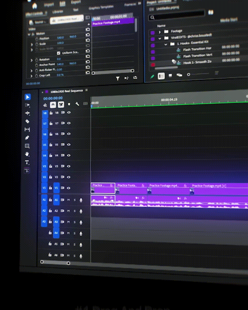 ViralEDITS- #1 Short-form Editing Template for Premiere Pro
