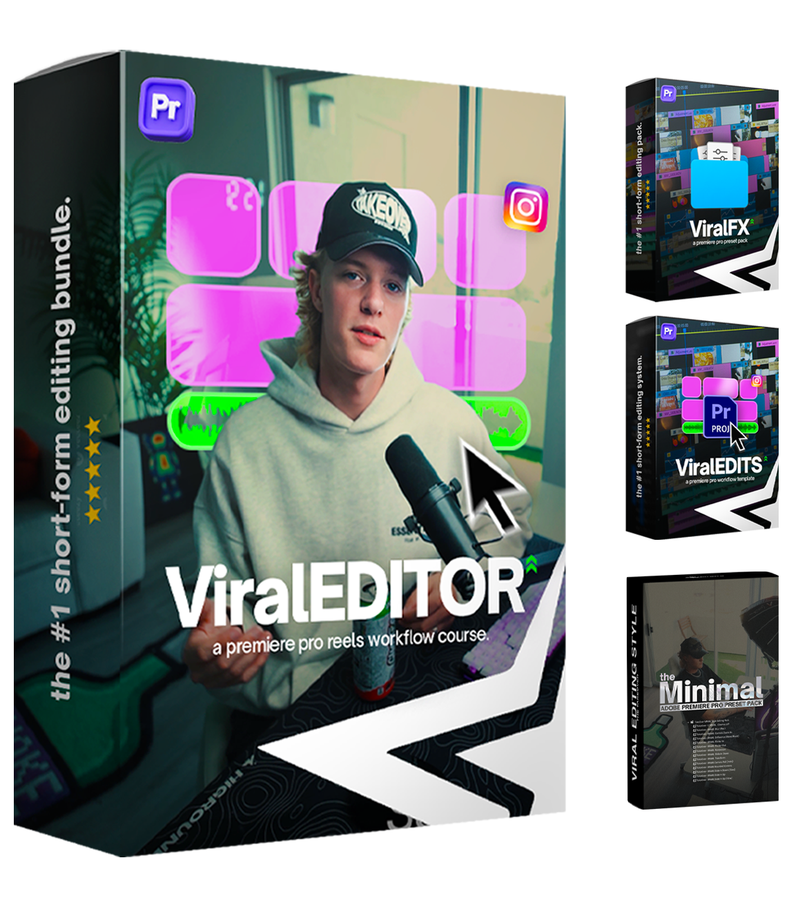 ViralREELS- The Full Short-form Mastery System™ + Minimal Editing Pack (Holiday Exclusive Bundle🎅🏼⚡️)
